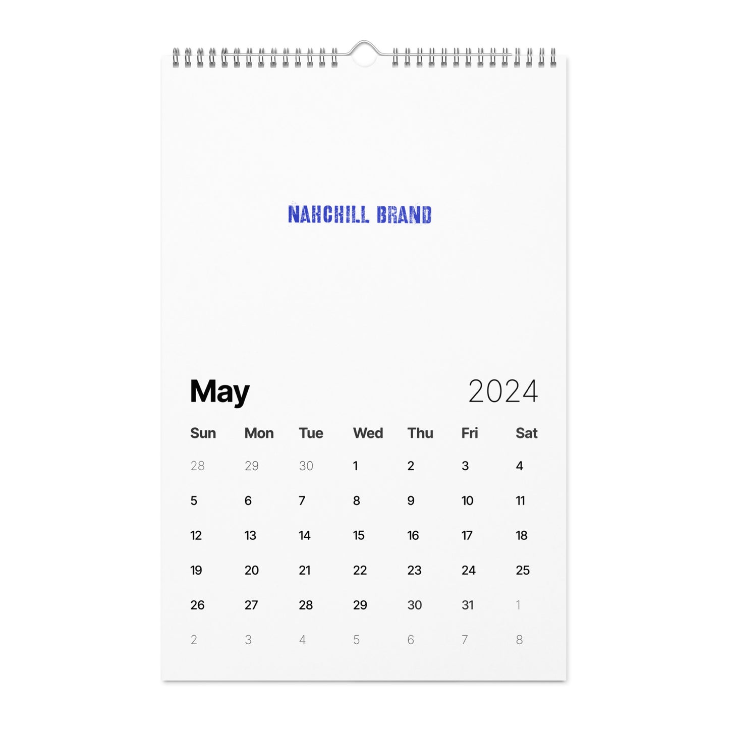 NahChill Brand Wall calendar (2024)