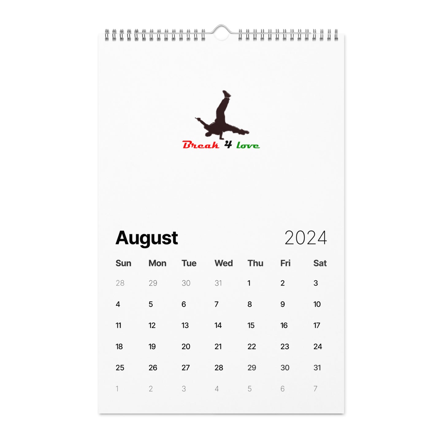 NahChill Brand Wall calendar (2024)