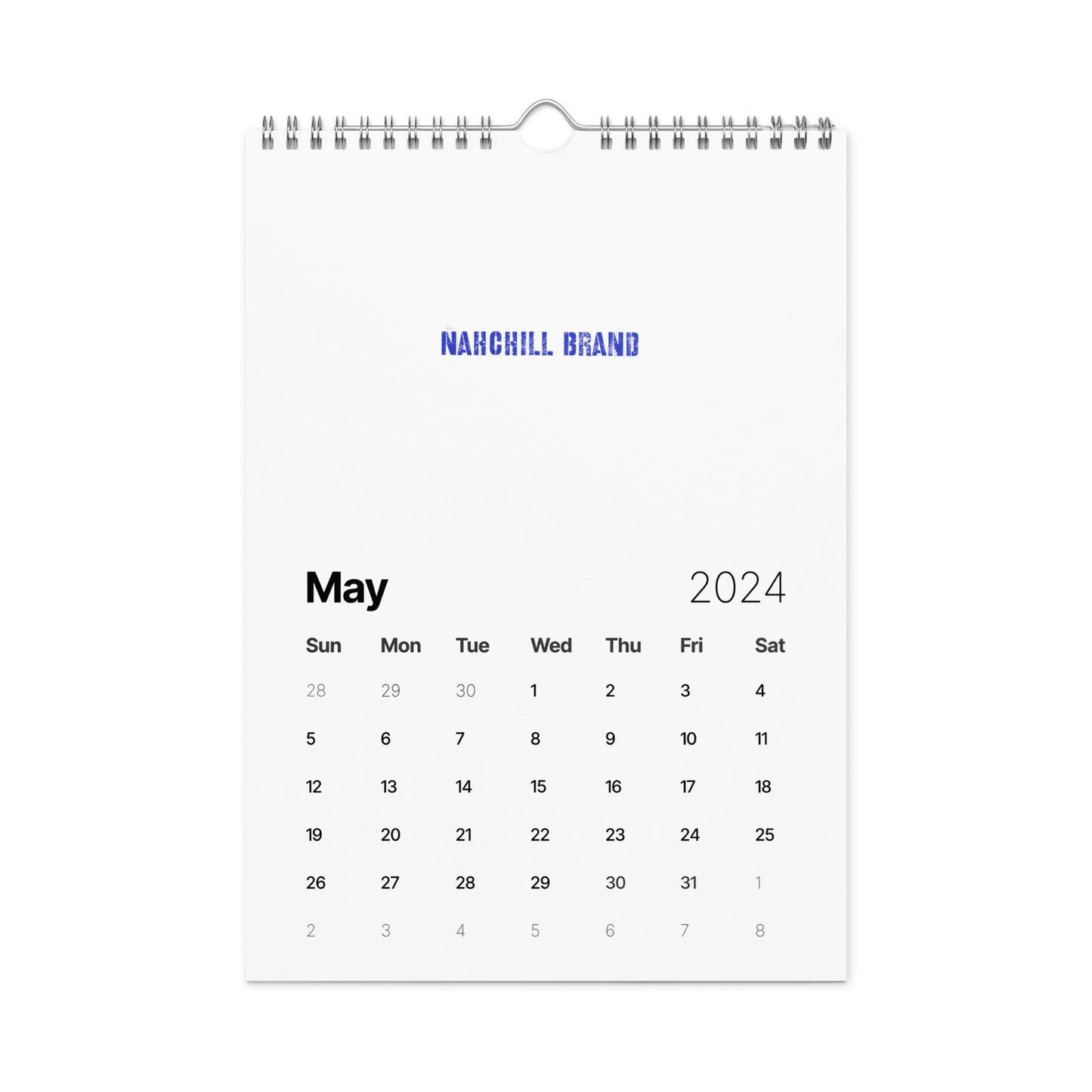 NahChill Brand Wall calendar (2024)