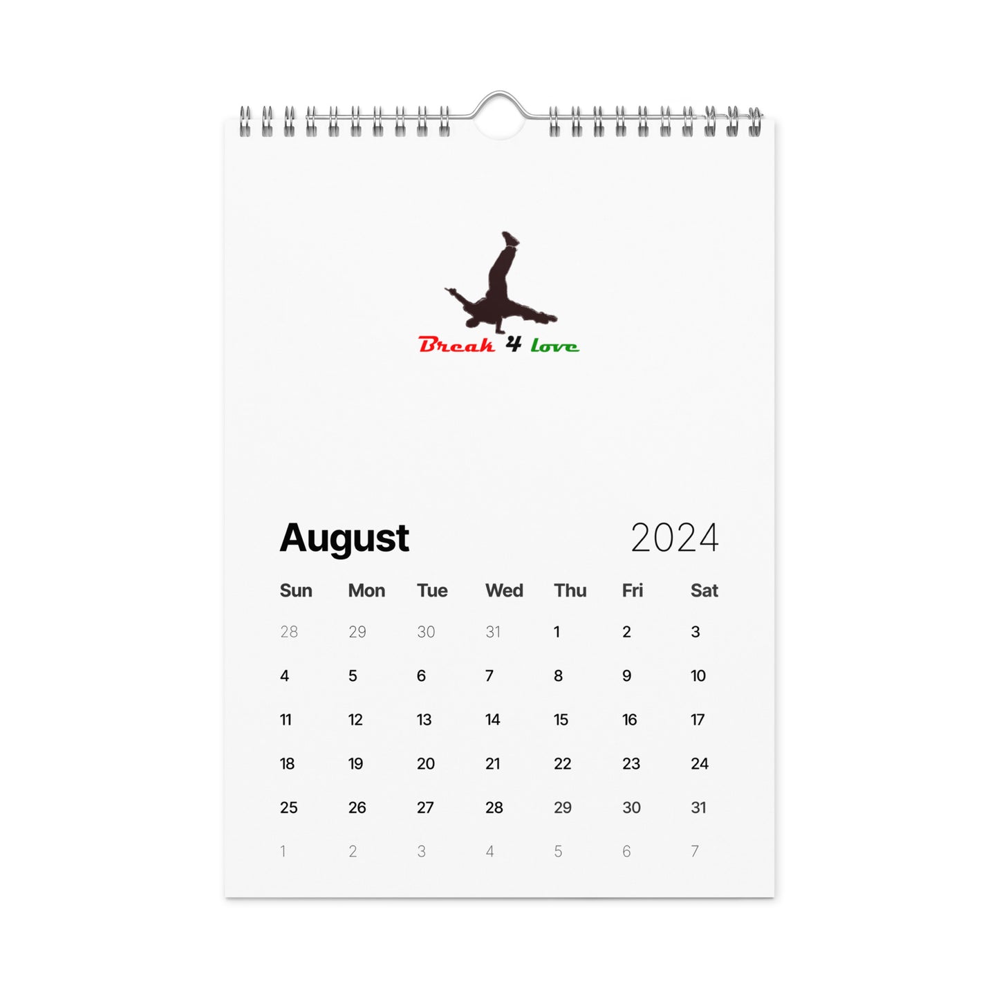 NahChill Brand Wall calendar (2024)