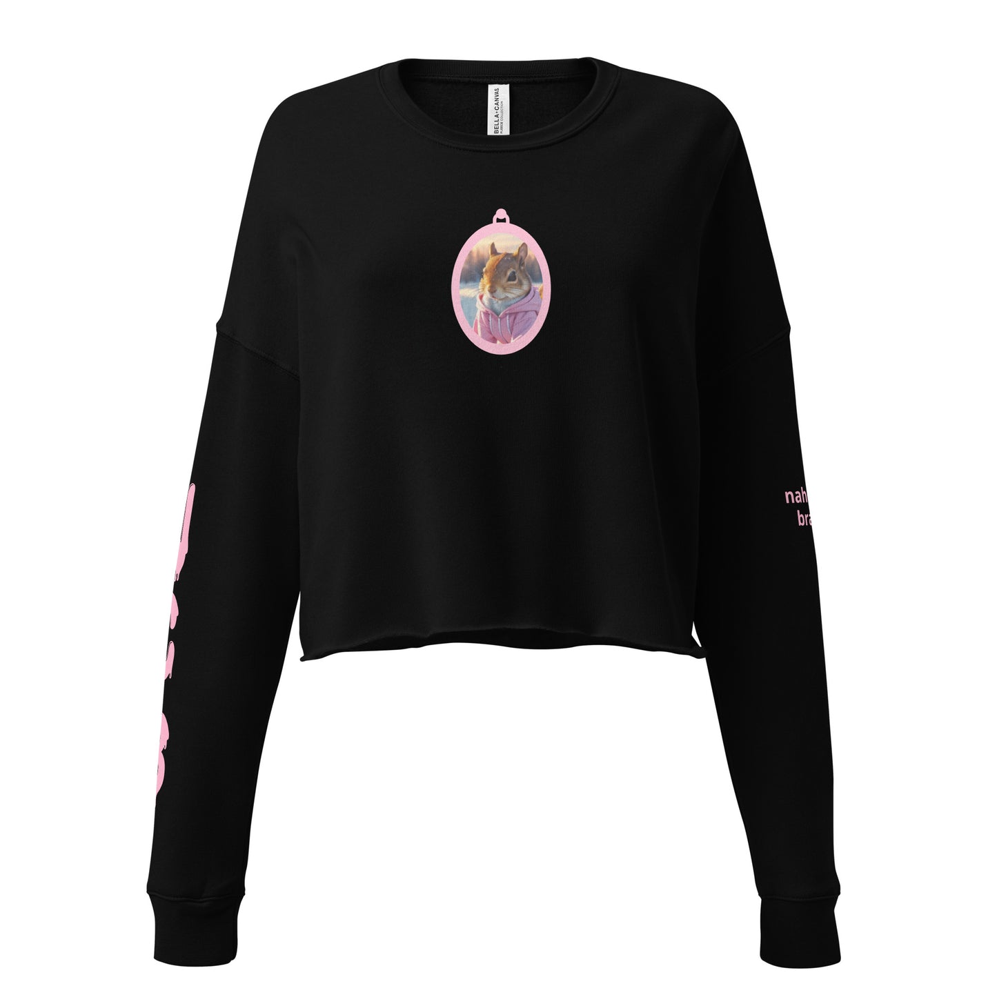 Pink Ice Crop Sweatshirt