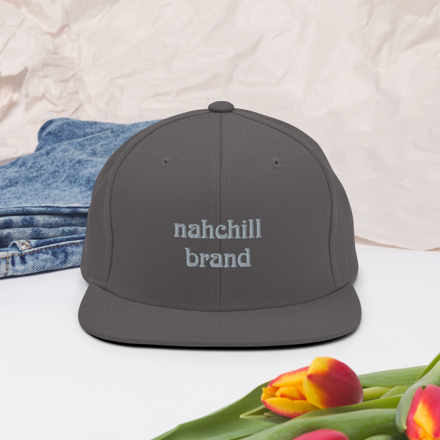 Silver and Chill Snap Back Hat